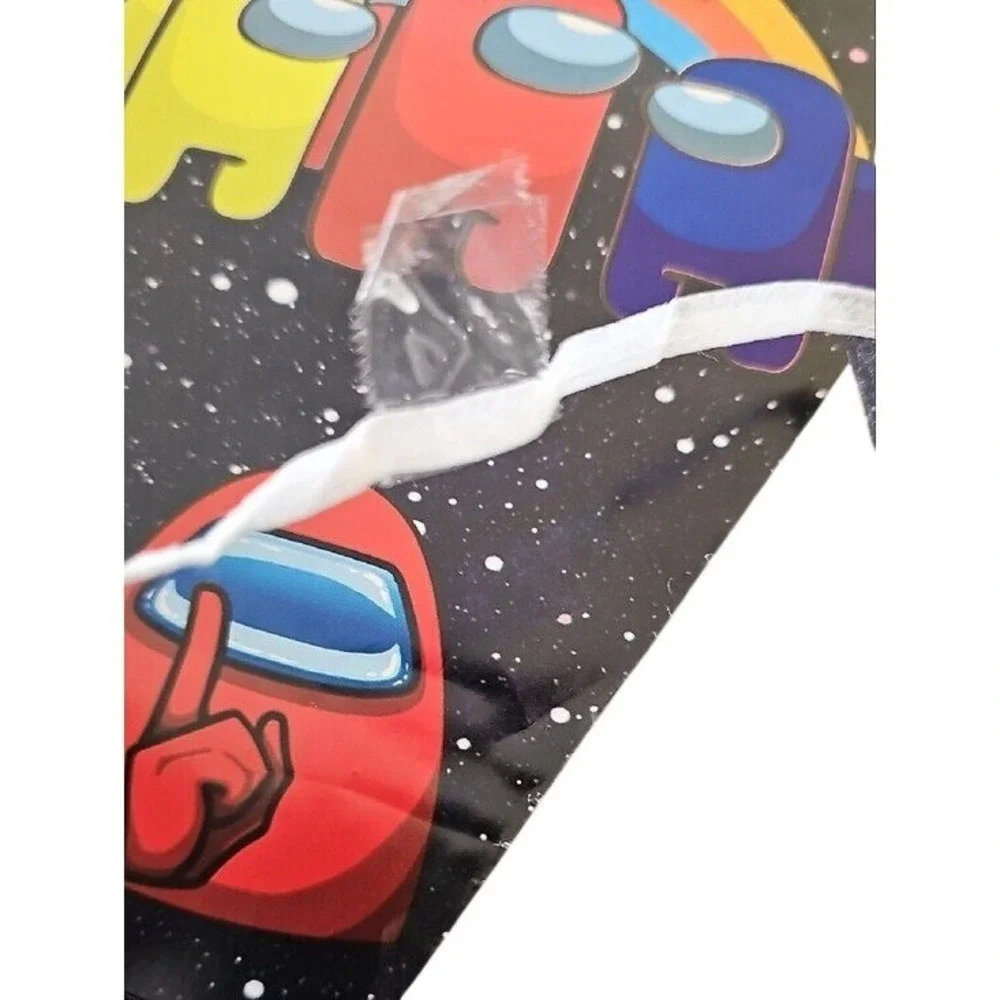 Among Us Party Supplies Set 10 Plates 20 Napkins Triangle Banner Gamer Birthday